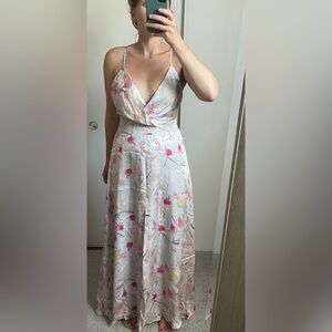 Fame and Partners Backless Maxi Dress